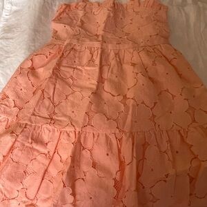 Janie and Jack Coral Lace Kids Dress